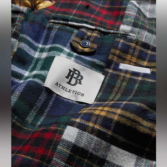 BR ATHLETICS PATCHWORK BLAZER NWT - Picture 3 of 5